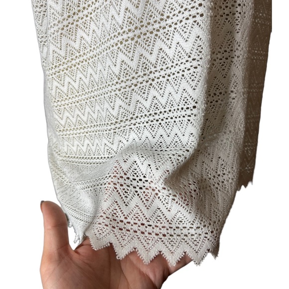 Lucky Brand Lace Boho Tee size L - Picture 8 of 16